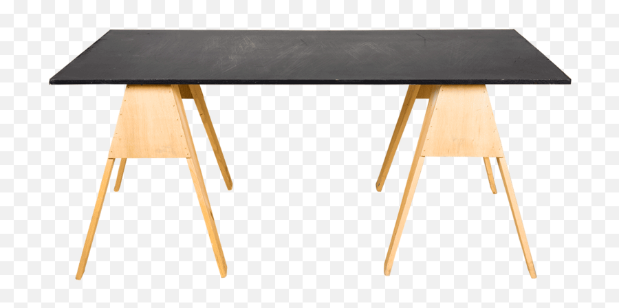 Chalkboard Sawhorse Table Small U2014 Blueprint Studios Event - Coffee Table Png,Chalk Board Png