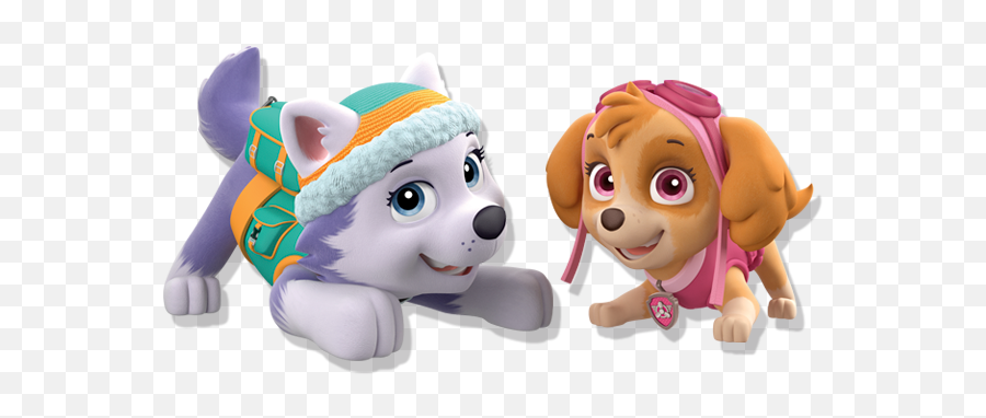 Download Everest U0026 Skye - Paw Patrol Giant Coloring And Everest Paw Patrol Girls Png,Paw Patrol Png