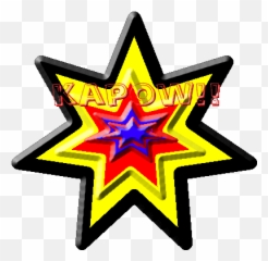 Kapow Explosion Sticker - Boom Discover Dot png