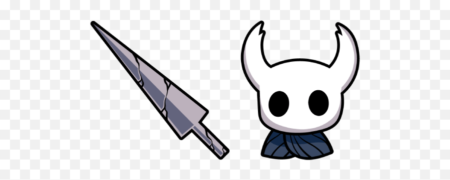 Hollow Knight Cursor With The U0026 Old Nail - Sweezy Hollow Knight The Knight Weapon Png,Plague Knight Icon
