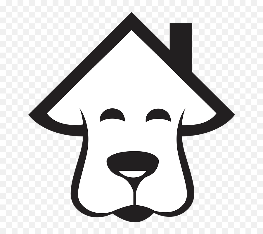 Dog House - Free Vector Graphic On Pixabay Chiens Dans Maison Dessin Png,Dog Sitting Icon