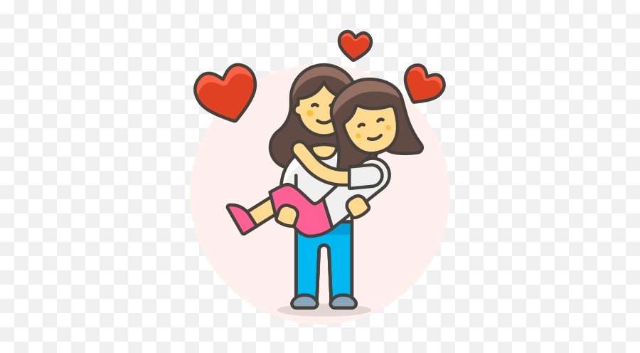 Arms Couple Hold In Lesbian Love Free Icon - Iconiconscom Png,Couples Icon