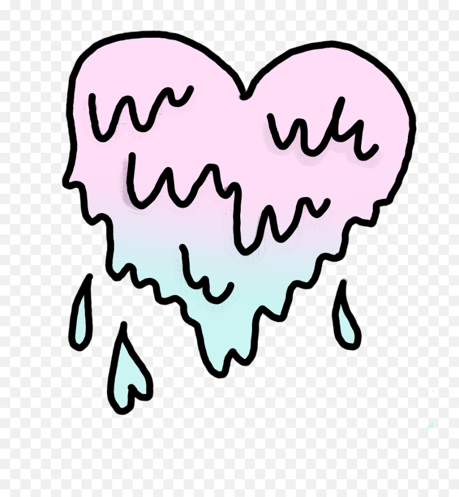 Heart Png Vector Melting