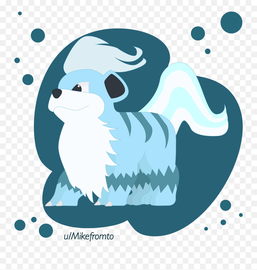 Water Growlithe Concept Based Off The - Illustration Png,Growlithe Png