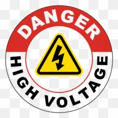 Download High Voltage Sign Png Free Hq Image - Danger Round