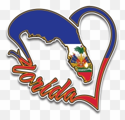 Love Florida - Haiti Clip Art Png,Haiti Flag Png
