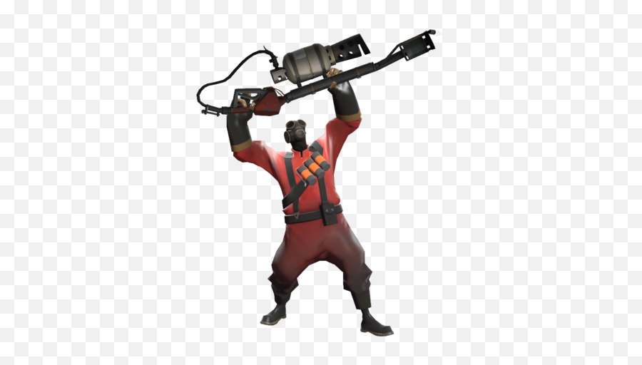 Basic Pyro Strategy - Official Tf2 Wiki Official Team Pyro Laughing Tf2 Png,Flamethrower Png