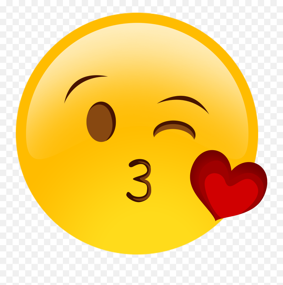 Face With Tears Of Joy Emoji Kiss Wink - Cute Emoji Whatsapp Dp Png,Wink Png