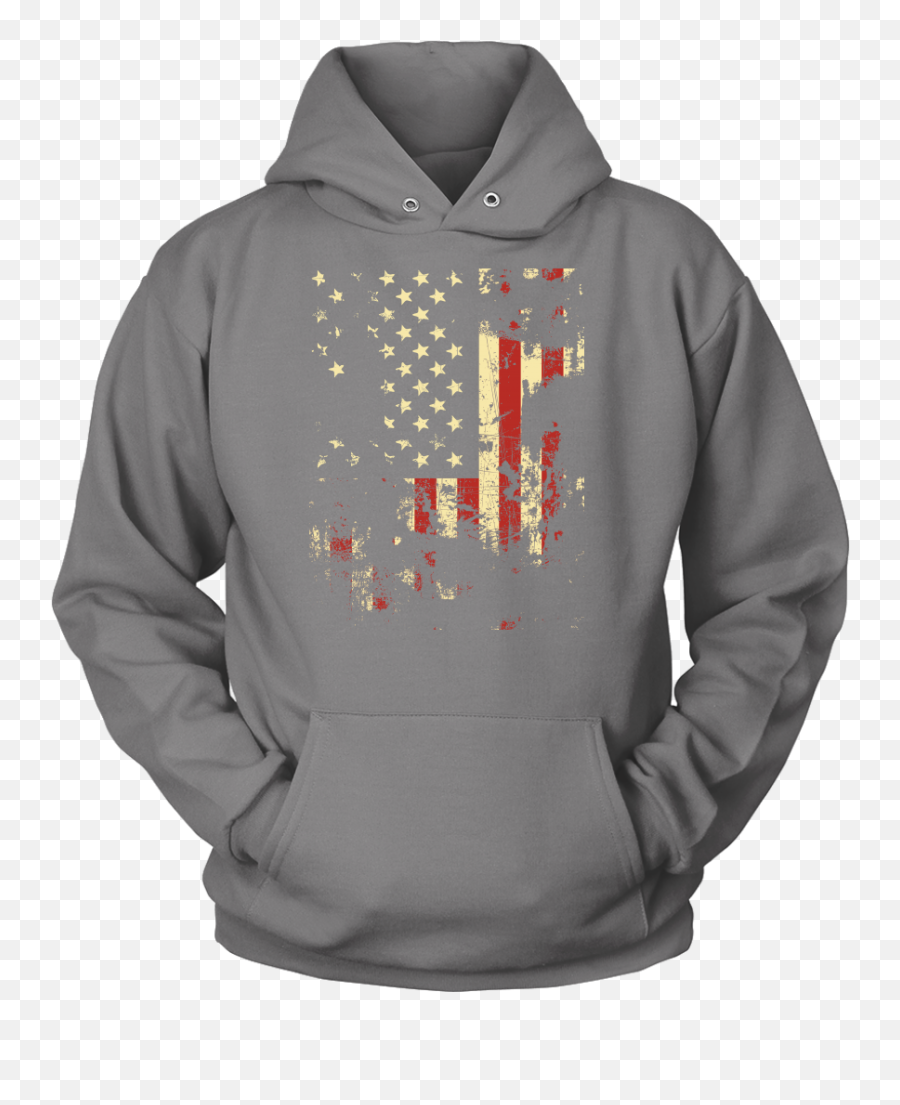 Distressed American Flag Unisex Hoodie - Jazz Club Fast Show Nice T Shirt Png,Distressed American Flag Png