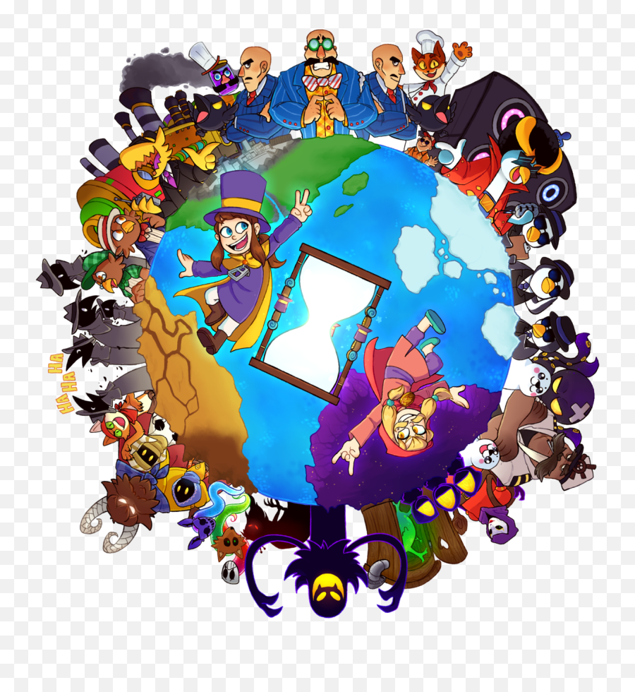 Download Happy 1st Anniversary To A Hat In Time I Love This - Hat In Time All Characters Png,Time In Png