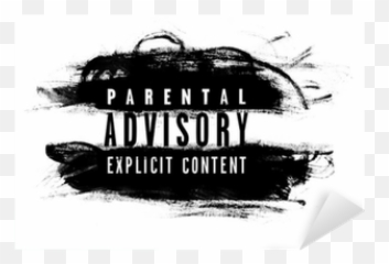 Parental Advisory Label Sticker - Png
