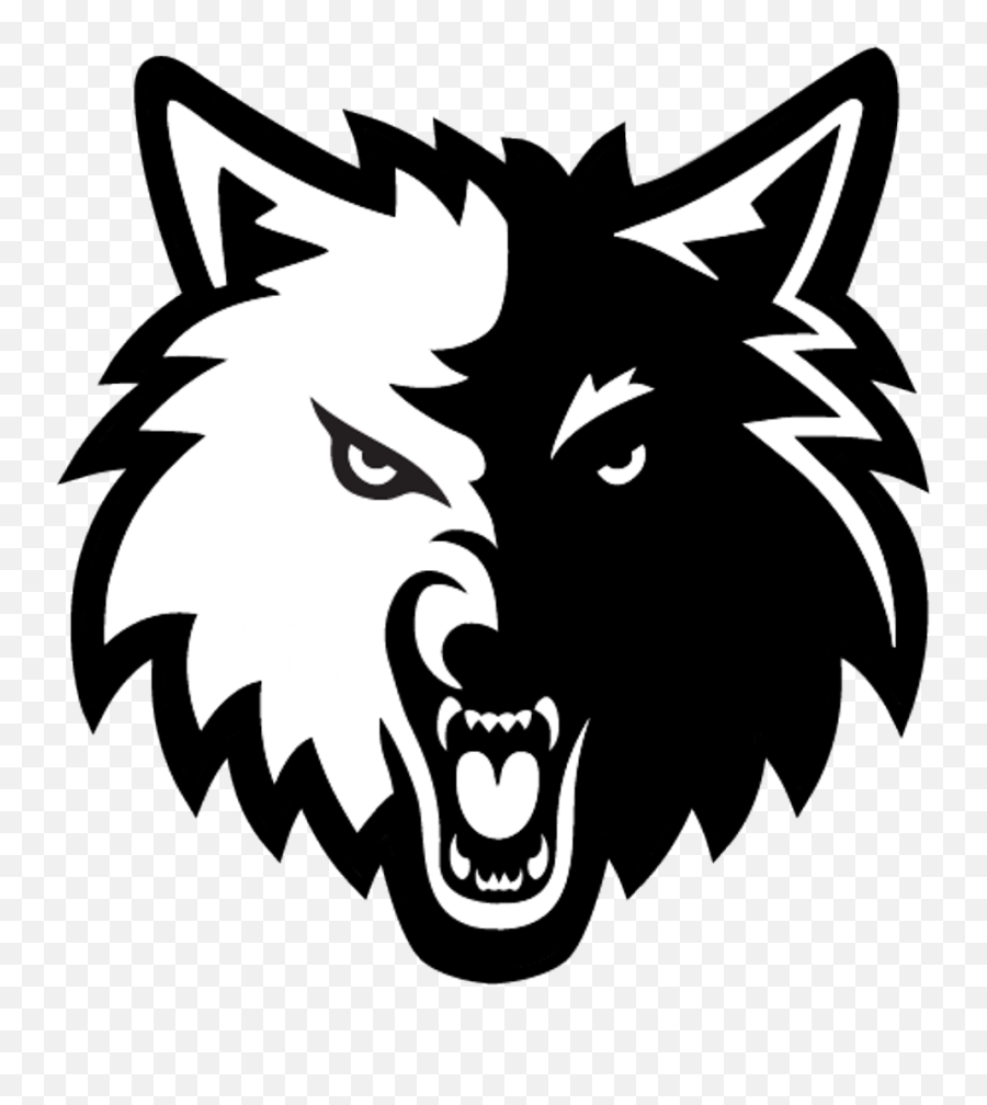 Wolves Transparent Gaming Picture 1569170 - Wolf Logo Black And White Png,Black Wolf Png