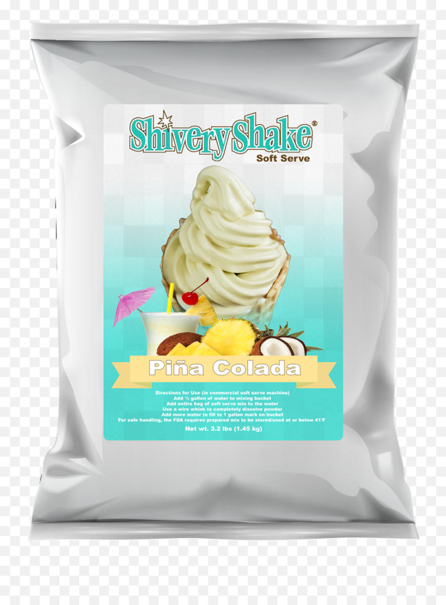 Pina Colada Soft Serve Mix 32 Lb Bag - Soft Serve Png,Pina Colada Png