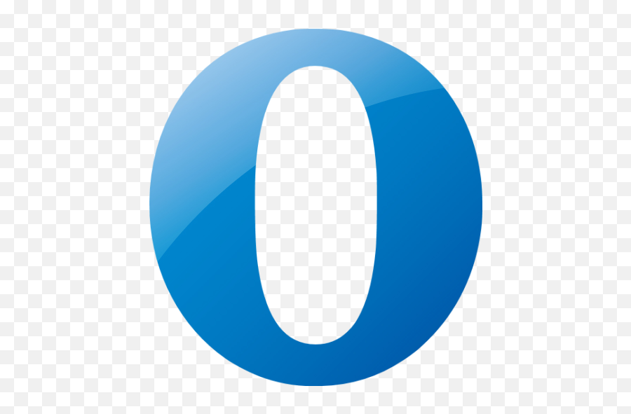 Web 2 Blue Opera Icon - Circle Png,Opera Logos