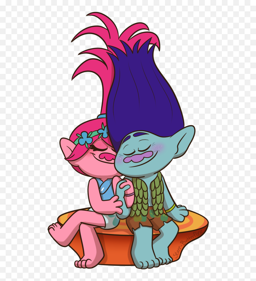 Trolls True Colors Poppy Drawing Clip - Branch X Poppy Sex Png,Trolls Poppy Png