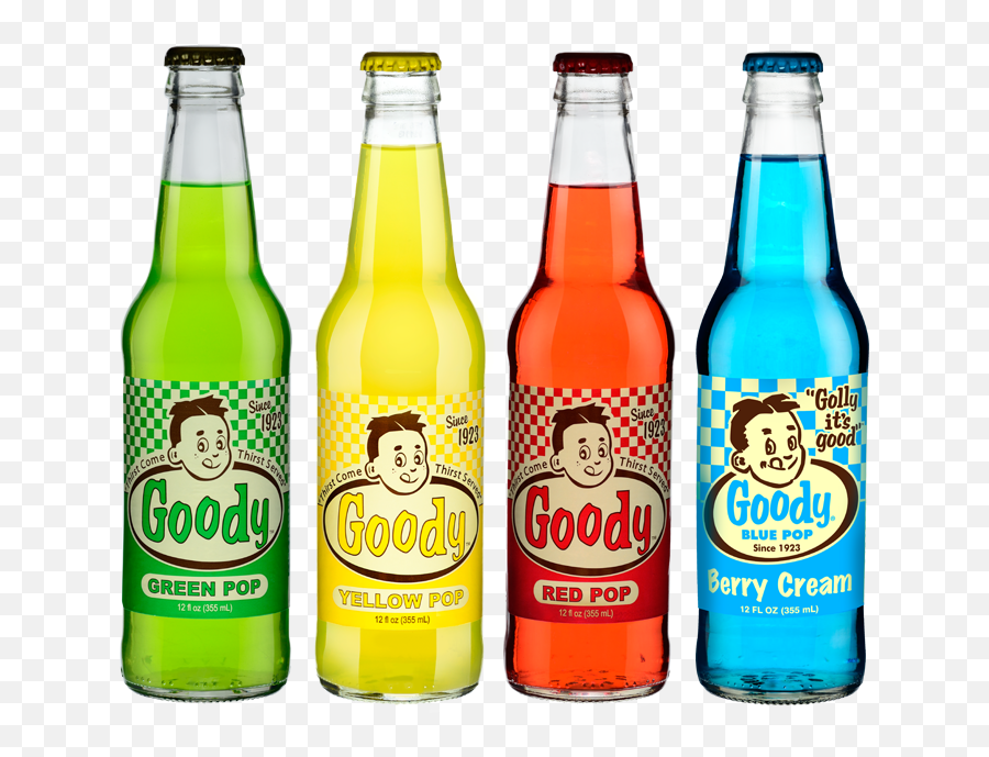 Retro Soda Pop History Orca Beverage Inc - Goody Blue Pop Berry Cream Png,Sodas Png