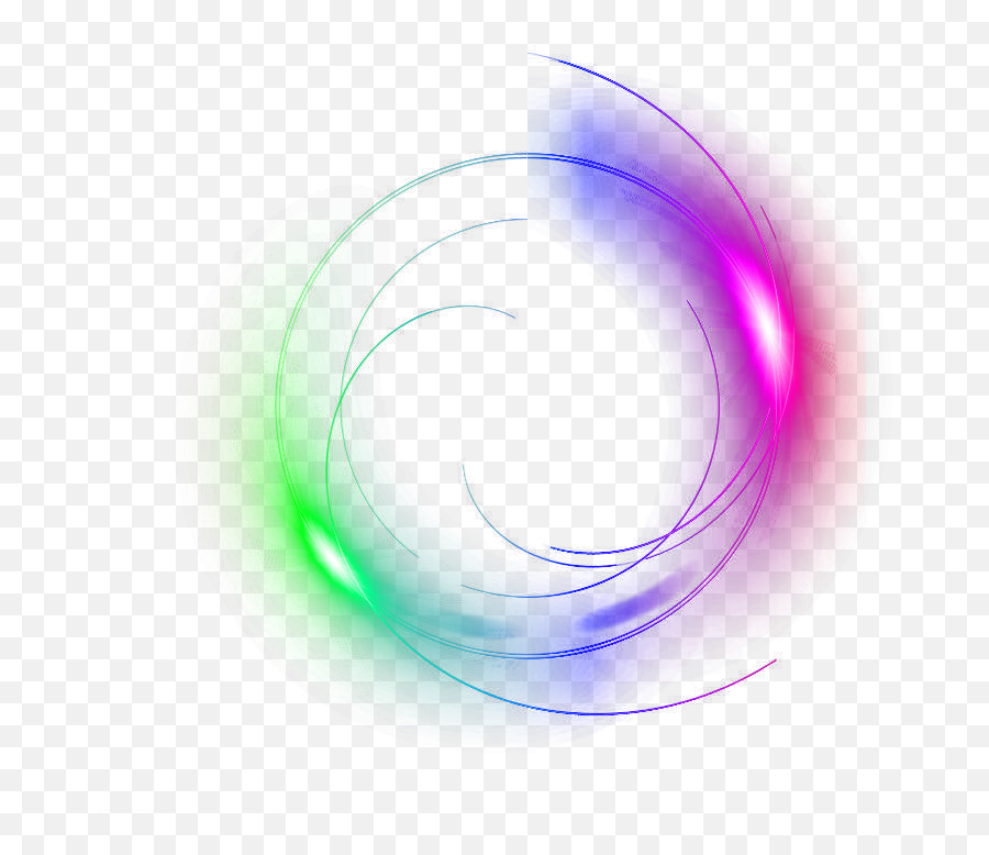 Circle Glow Lighteffect Ftestickers - Circle Glow Png Glowing Circle Neon Light Png,Light Effect Png