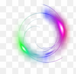 Circle Glow Lighteffect Ftestickers - Png Glowing Neon