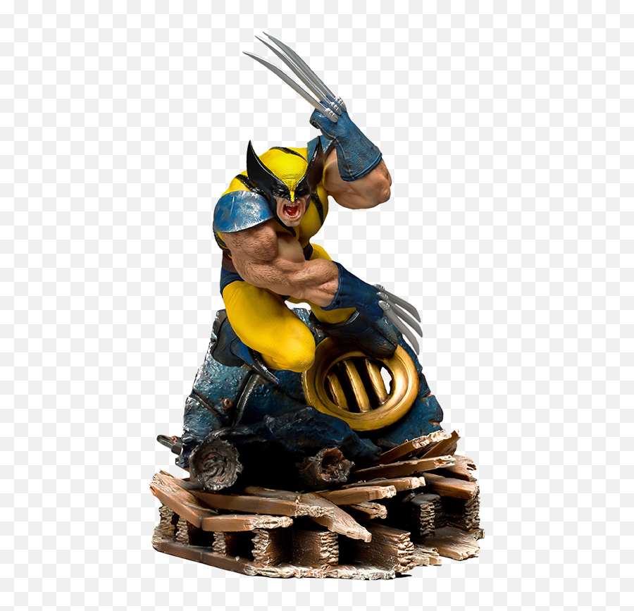 Marvel Wolverine Art Scale Statue By Iron Studios - Wolverine Statue Iron Studios Png,Wolverine Transparent