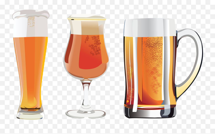 Glass Vector Transparent Png Clipart - Alcoholic Drinks Transparent Background,Beer Mug Png