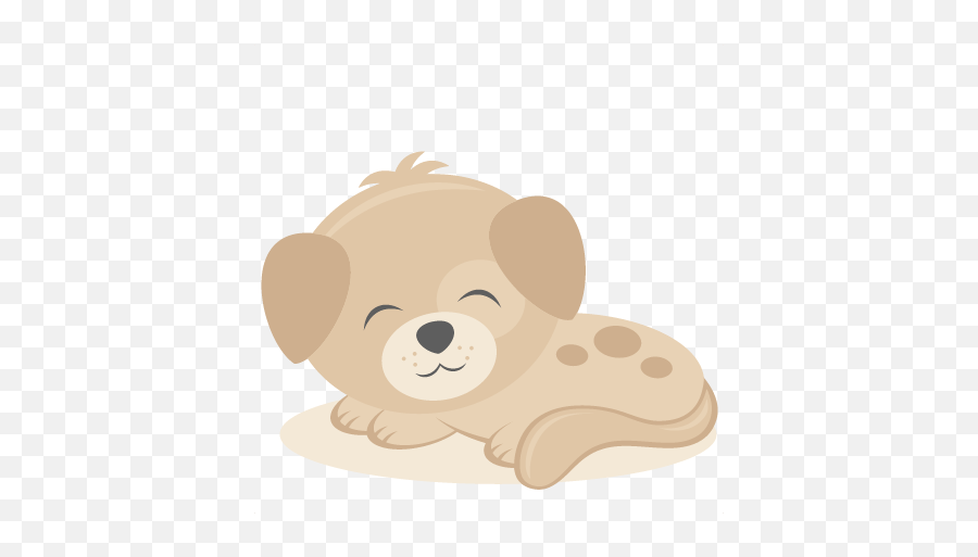 Sleeping Puppy Svg Scrapbook Cut File - Clip Art Cute Puppy Png,Cute Puppy Png