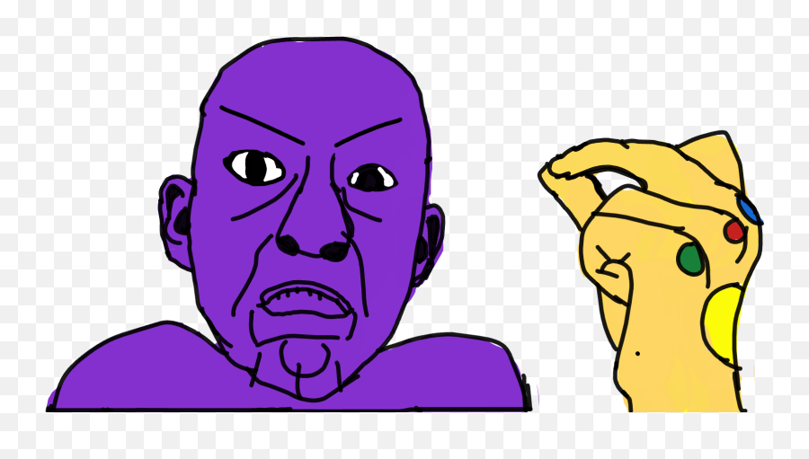 Thanos Takes The - Illustration Png,Thanos Head Png