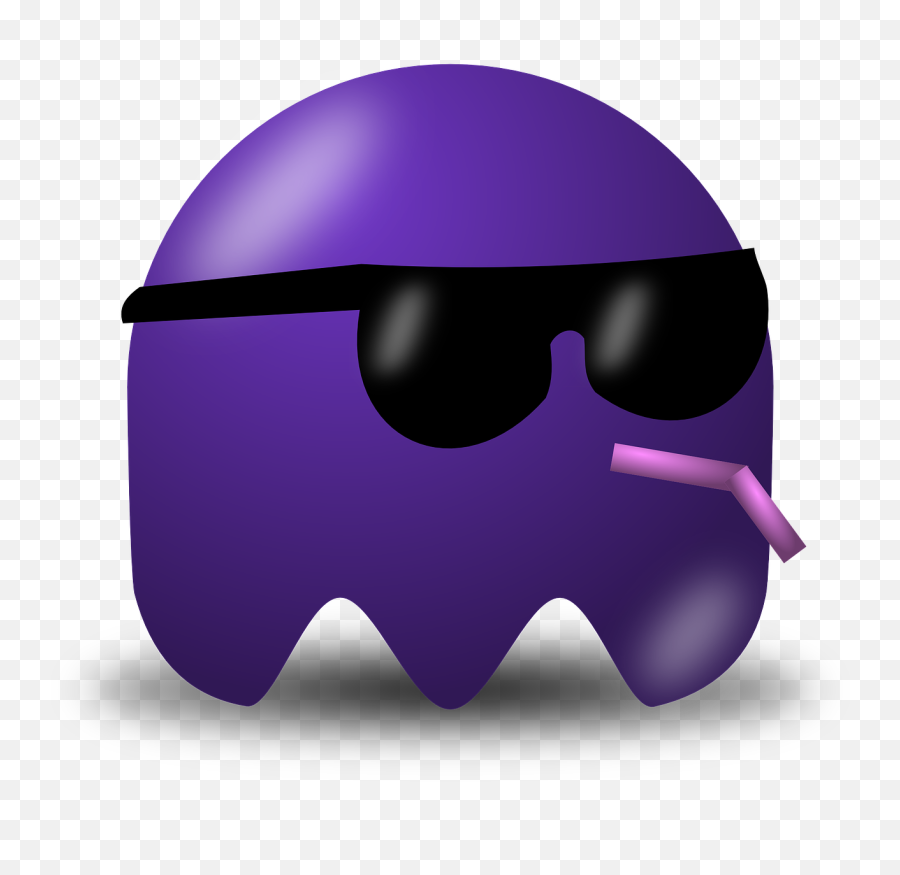 Pacman Pac - Man Game Computer Free Vector Graphic On Pixabay Purple Ghost Pac Man Png,Pacman Png