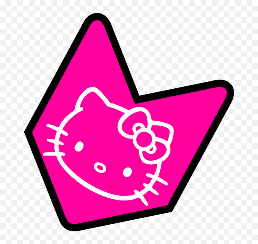 Jdm Logo Hello Kitty Decal - Hello Kitty Png,Hello Kitty Png