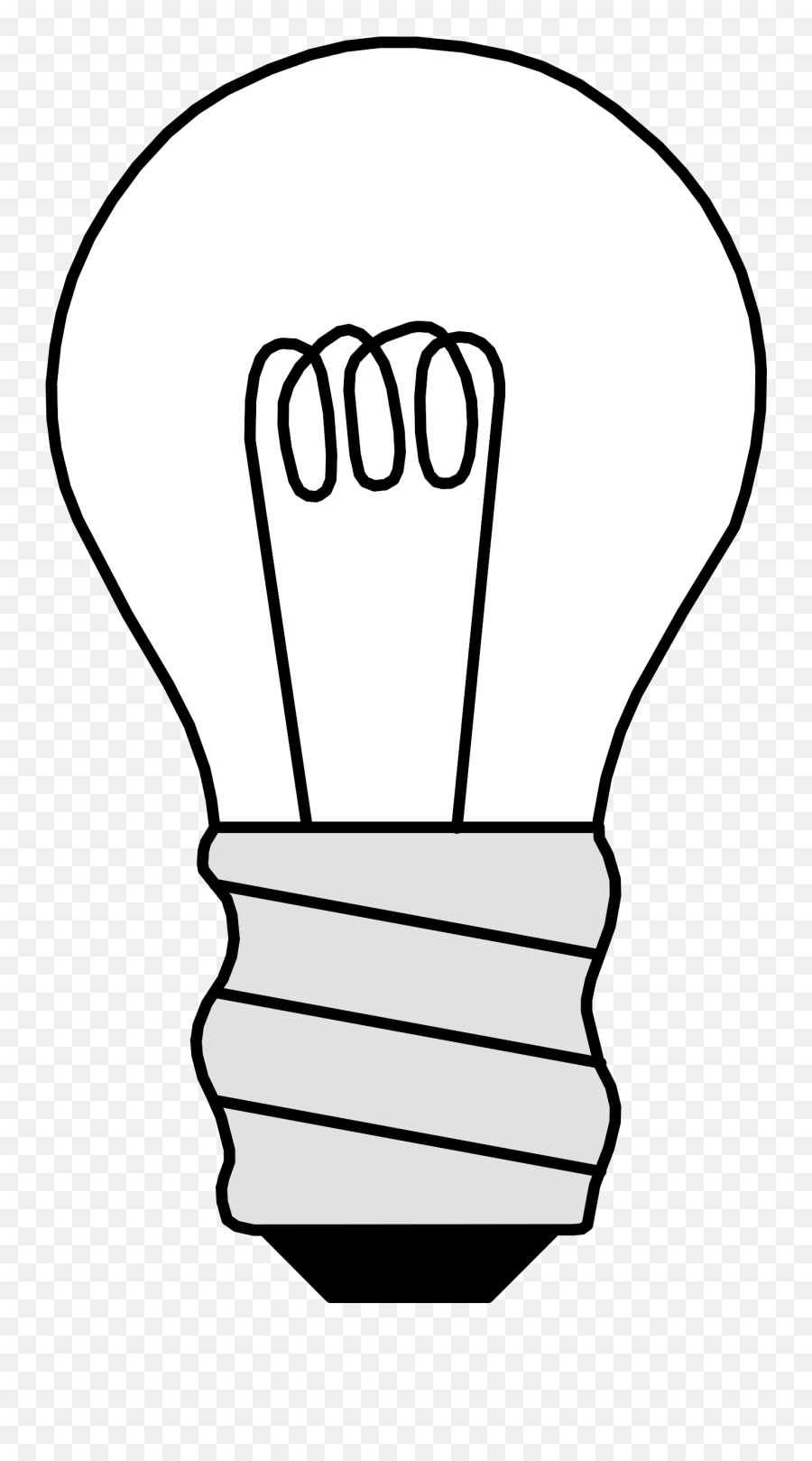 Download Bulb Clipart Luz - Lightbulb Off Clipart Png,Luz Png