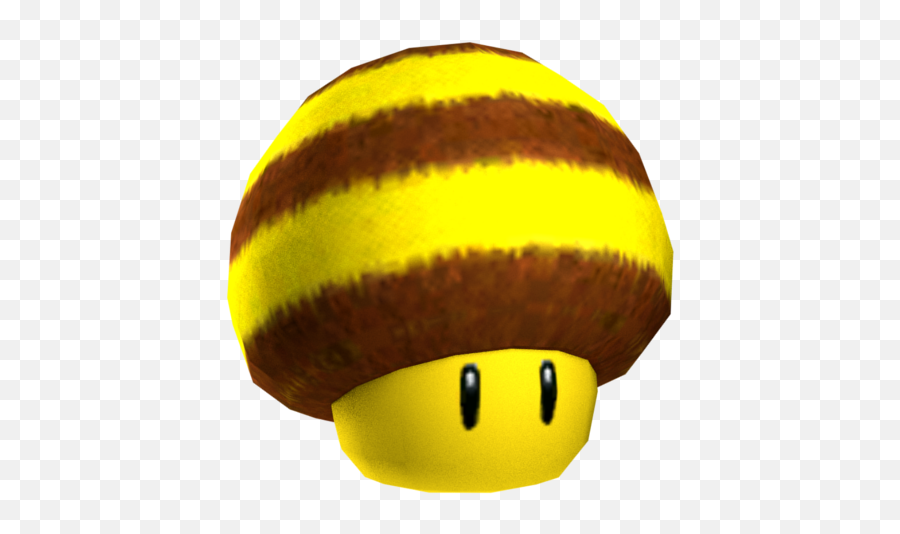 Super Mario Galaxy Bee Mushroom - Super Mario Galaxy Bee Mushroom Png,Mario Mushroom Png