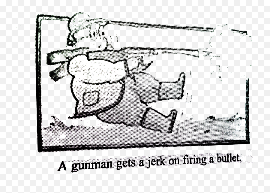 Why Does A Gunman Get Jerk - Does A Gun Man Get A Jerk Png,Bullet Fire Png