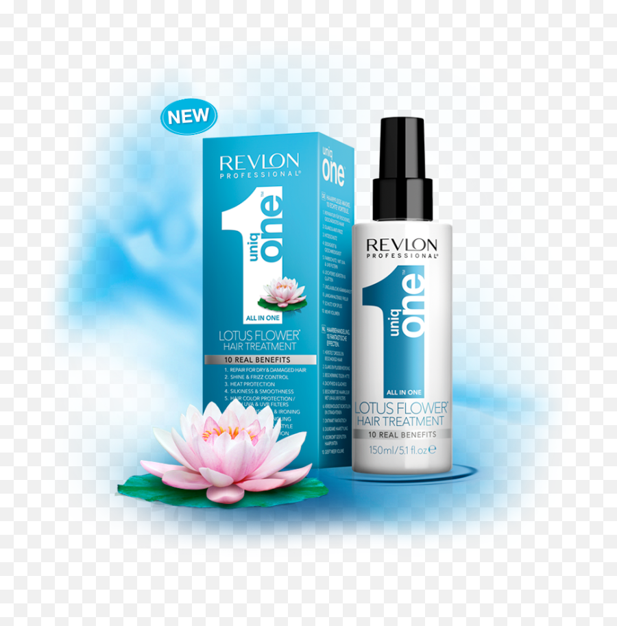 Revlon Uniq - One Lotus Flower Hair Treatment 10 Benefits In 1 Treatment Revlon 10in One Blue Png,Lotus Flower Transparent