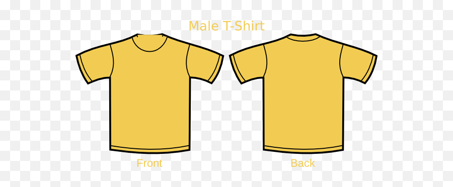 Yellow T - Shirt Clip Art At Clkercom Vector Clip Art Tshirt Light Yellow Png,Shirt Clipart Png