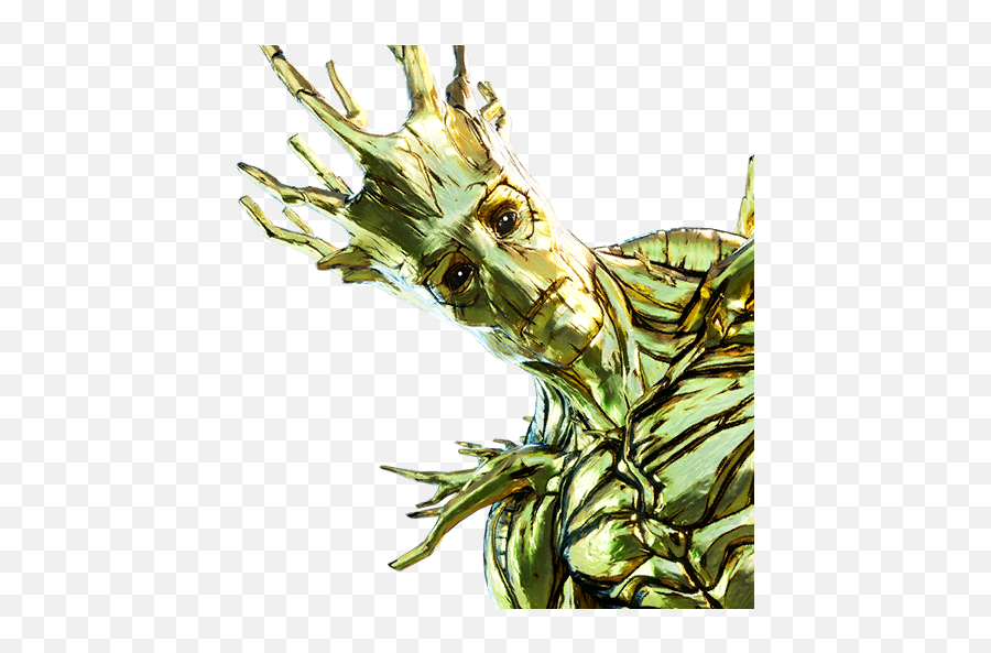 Groot - Fortnite Silver Foil Groot Png,Groot Transparent