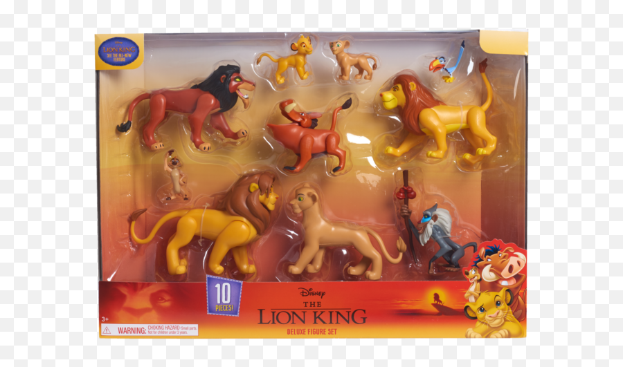 Flair Leisure Lnn08000 The Lion King Deluxe Figure Set - Lion King 2019 Toys Png,Lion King Transparent
