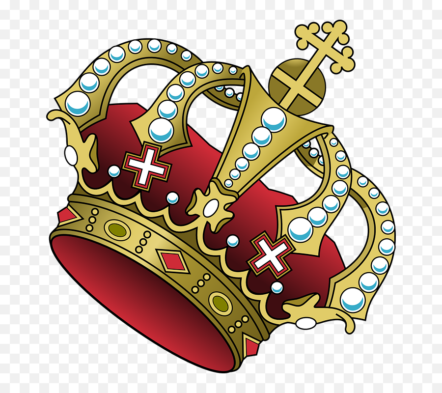 Cartoon Crown Clipart - Tilted Crown Clipart Png,Cartoon Crown Png