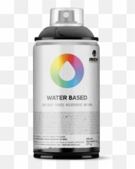 Mtn Water Based 300 Spray Paint - Shadow Black Spectral Aerosol png