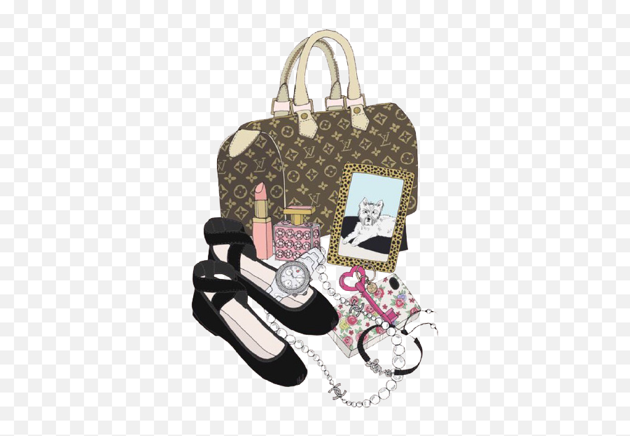 Download Goods Chanel Woman Luxury Handbag Cartoon Hq Png - Cartoon Chanel Png,Cartoon Woman Png