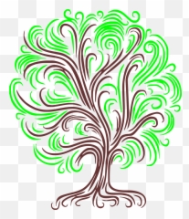 Tree Line Art Branches - Imagen De Linea En Arte png