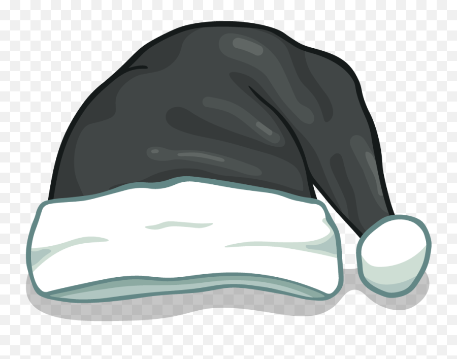 Black Santa Hat Wallabee Collecting And Trading Card Game - Christmas Hat Png Cartoon,Santa Hat Png Transparent