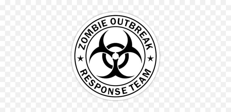 Zombie Response Team U0027 Fitted Scoop T - Shirt By Zombie Response Team Decal Png,Team Skull Logo