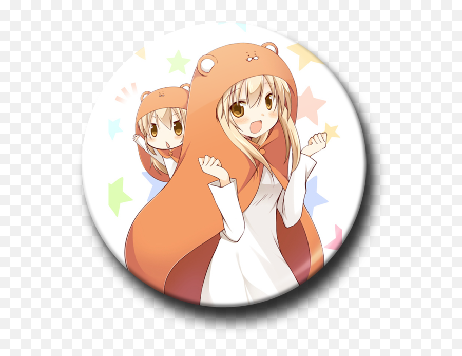 58mm Himouto Umaru Chan Badge Small Cute Figures Toy Zinic - Himouto Umaru Chan Fanart Png,Umaru Png