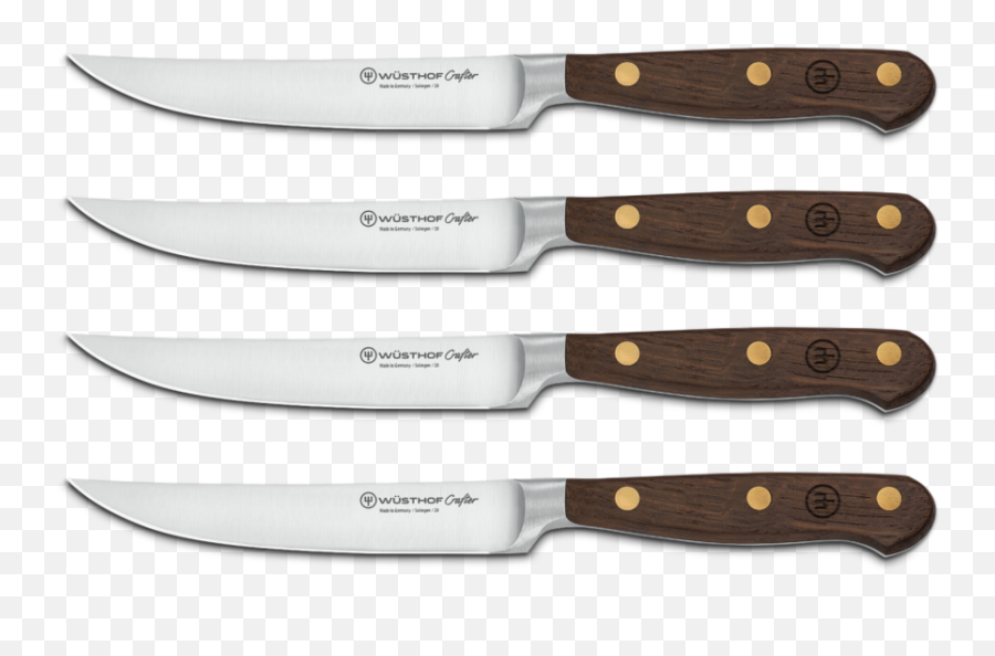 Wüsthof Crafter Knife Set 4 Steak - Wusthof Steak Knives Png,Wusthof Icon