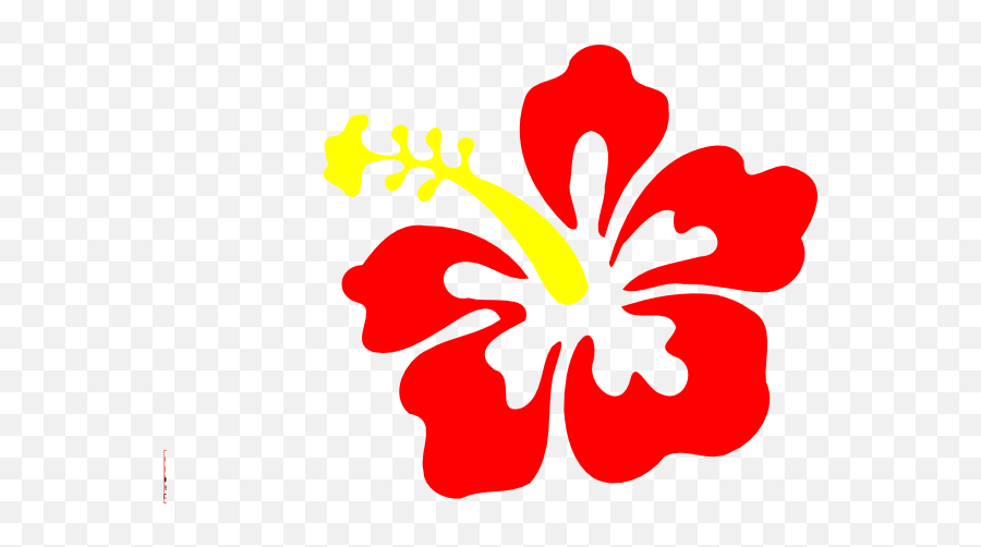 Hawaiian Flower Hibiscus Clipart - Cartoon Transparent Hibiscus Flower Png,Hawaiian Flower Icon