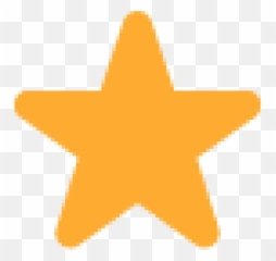 Half Star Emoji - Star Favorite Icon Png