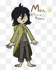Mono X Six Steven Universe - style fusion oc LittleNightmares 2 X png