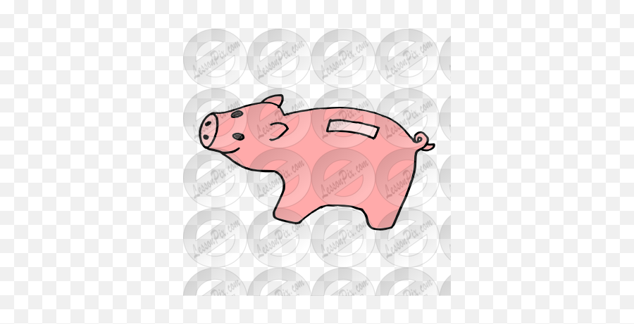 Lessonpix Mobile - Cartoon Png,Piggy Bank Png