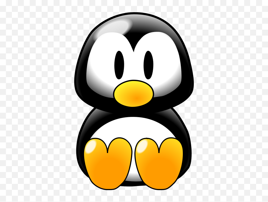 Color Baby Penguin Vector Image Free Svg - Animated Animal Png,Cute Penguin  Icon - free transparent png images 
