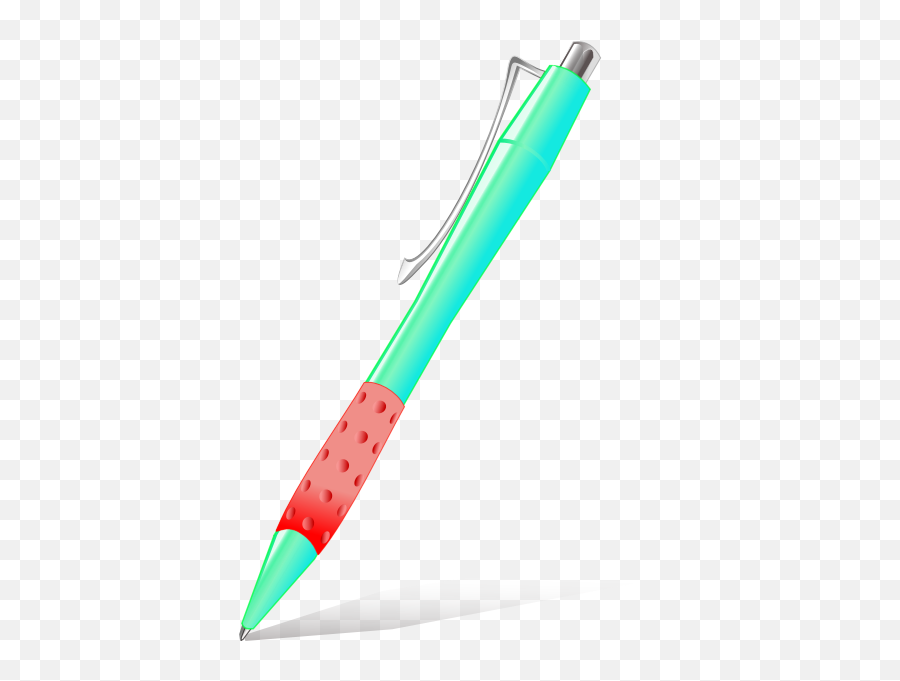Red Glossy Pen Vector Image - Pen Cartoon Png,Pen Vector Png
