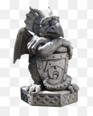Free Public Domain Images - Escultura Gargola Png Transparente,Gargoyle Png